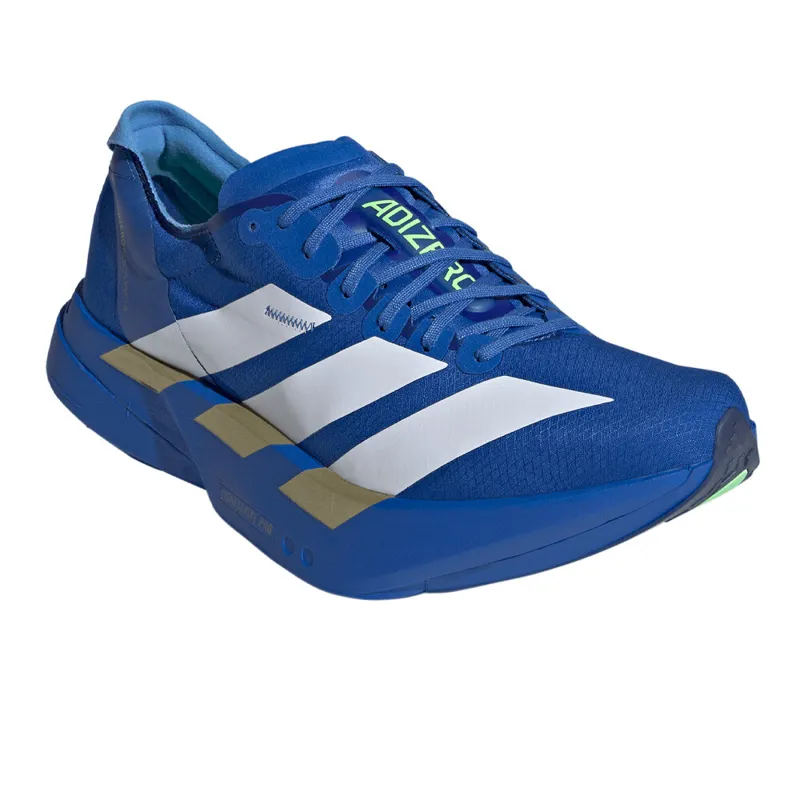 Adidas Adizero Adios Pro 4 Men's Race Day Shoes - Blue Ftwr White Lime Burst-3