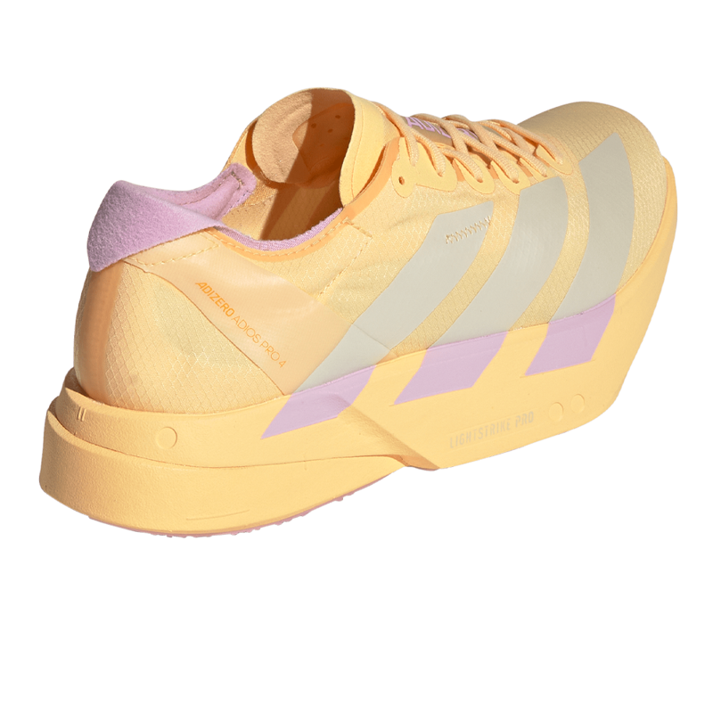 Adidas Adizero Adios Pro 4 Women's Race Day Shoes - Ice Tangerine Ice Gold Lilac-5