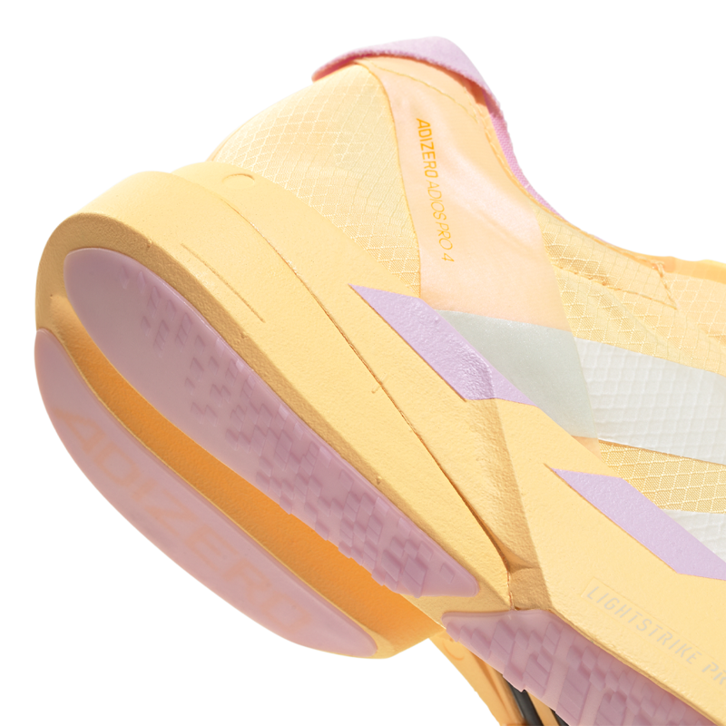 Adidas Adizero Adios Pro 4 Women's Race Day Shoes - Ice Tangerine Ice Gold Lilac-6