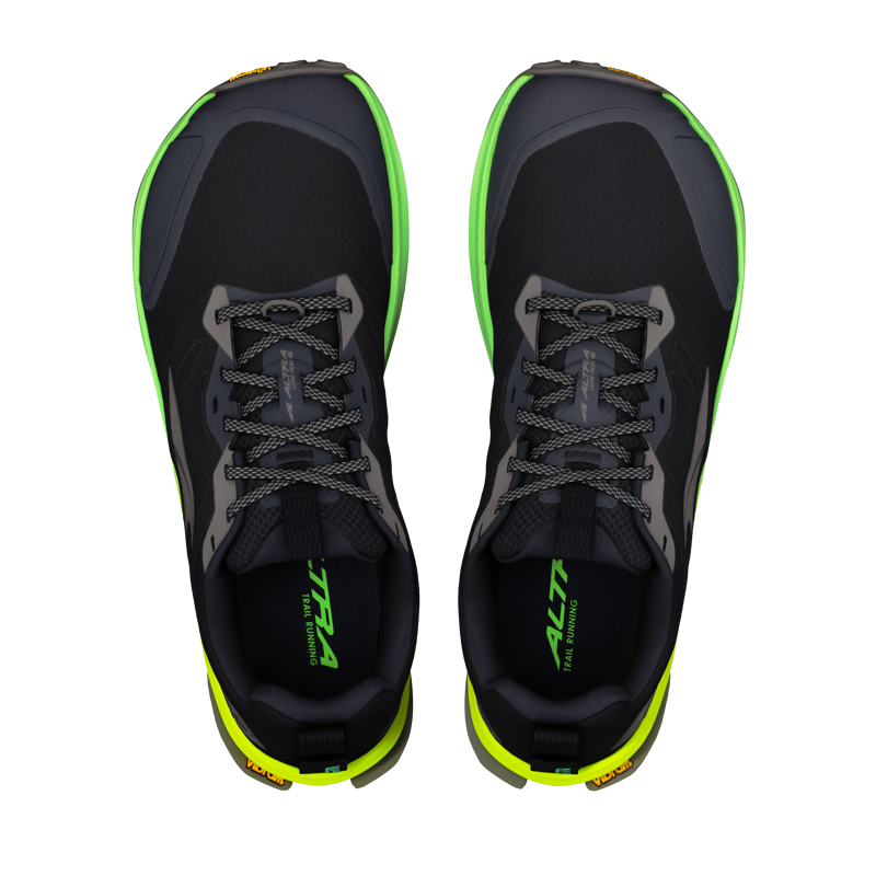 Altra Lone Peak 9+ Men's Trail Running Shoes - Black Dark Grey Gull-4