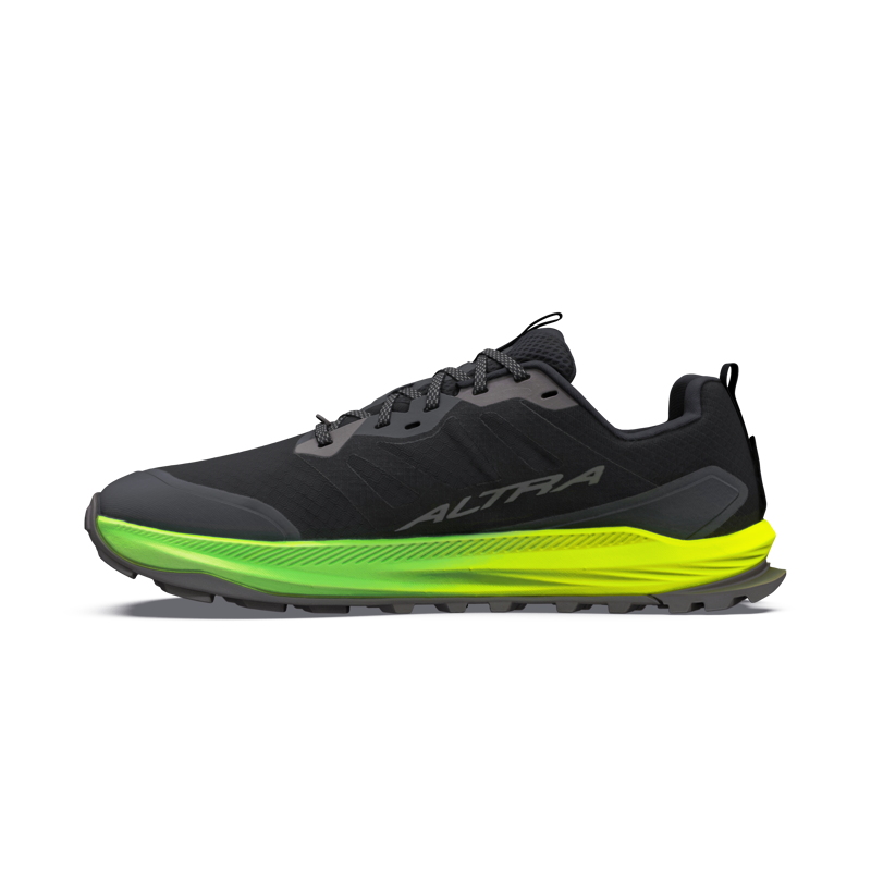 Altra Lone Peak 9+ Men's Trail Running Shoes - Black Dark Grey Gull-1