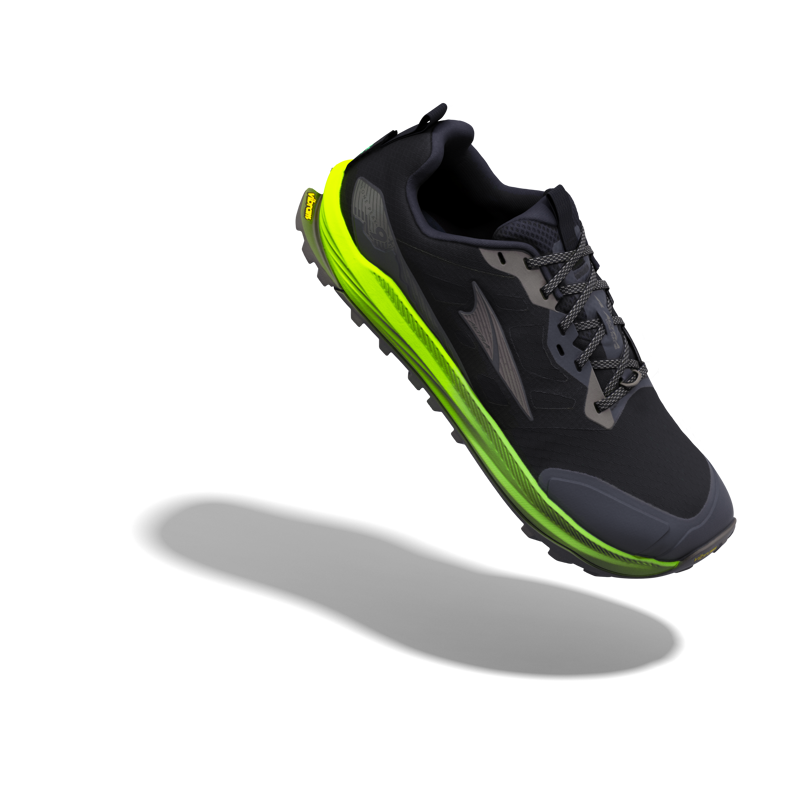 Altra Lone Peak 9+ Men's Trail Running Shoes - Black Dark Grey Gull-3