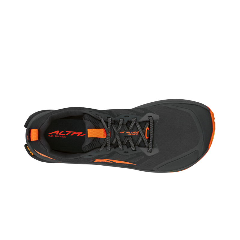 Altra Lone Peak 9+ Men's Trail Running Shoe Black Orange-9