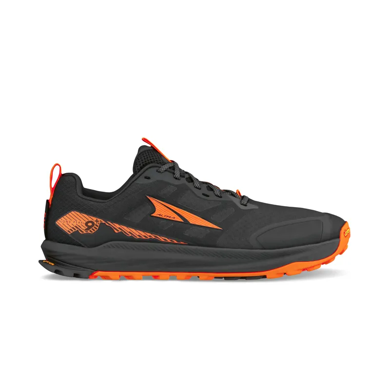 Altra Lone Peak 9+ Men's Trail Running Shoe Black Orange