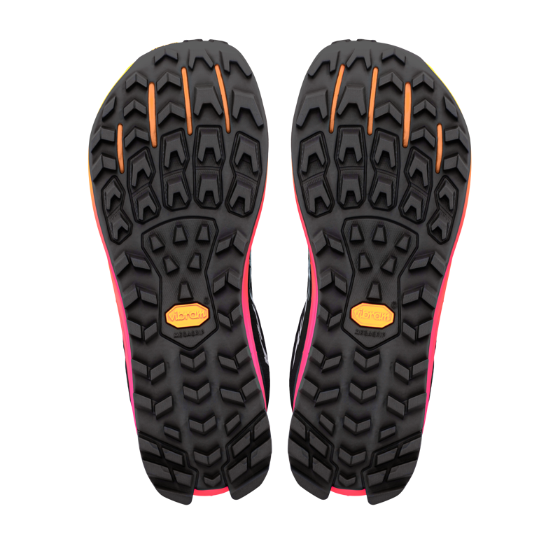 Altra Lone Peak 9+ Women's Trail Running Shoes - Black Knockout Pink White-5