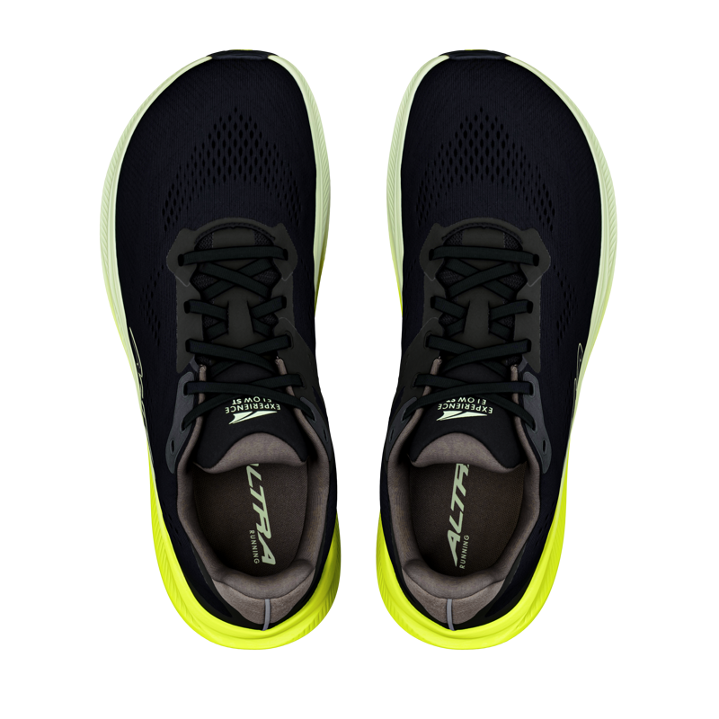 Altra Experience Flow Stability Men's Supportive Running Shoes - Black Lime Cream-4