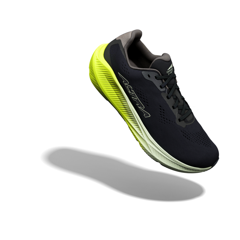 Altra Experience Flow Stability Men's Supportive Running Shoes - Black Lime Cream-3