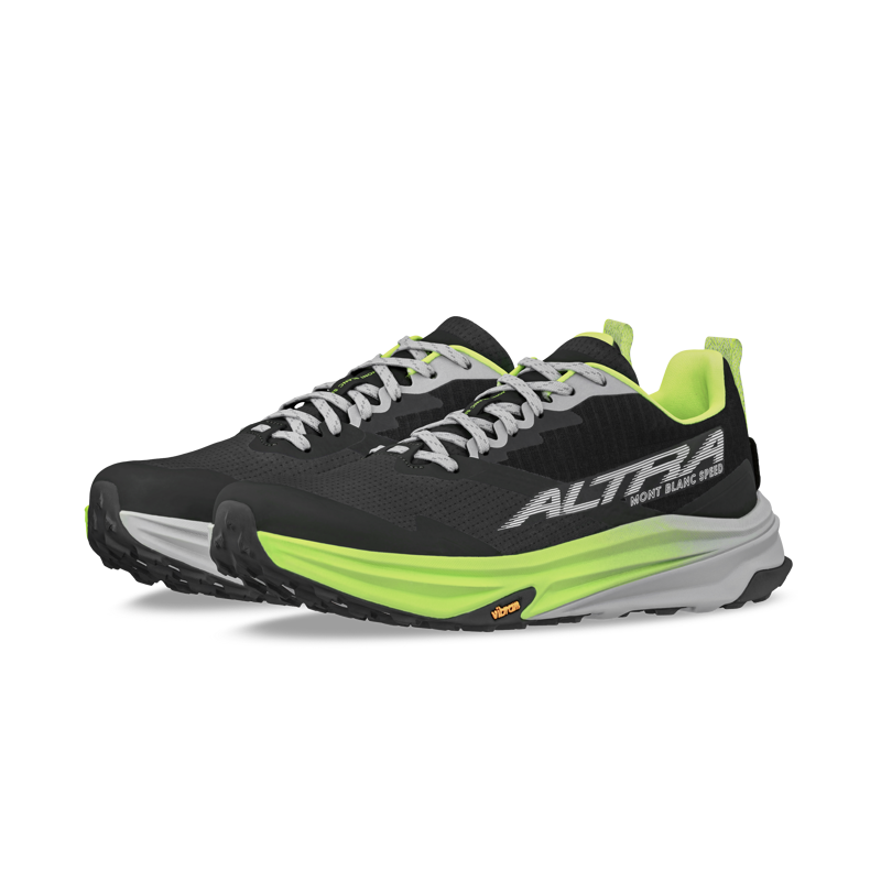 Altra Mont Blanc Speed Men's Trail Running Shoe Black Lime-1