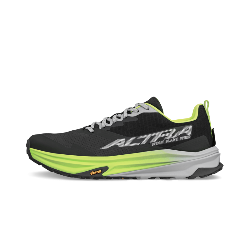 Altra Mont Blanc Speed Men's Trail Running Shoe Black Lime-2