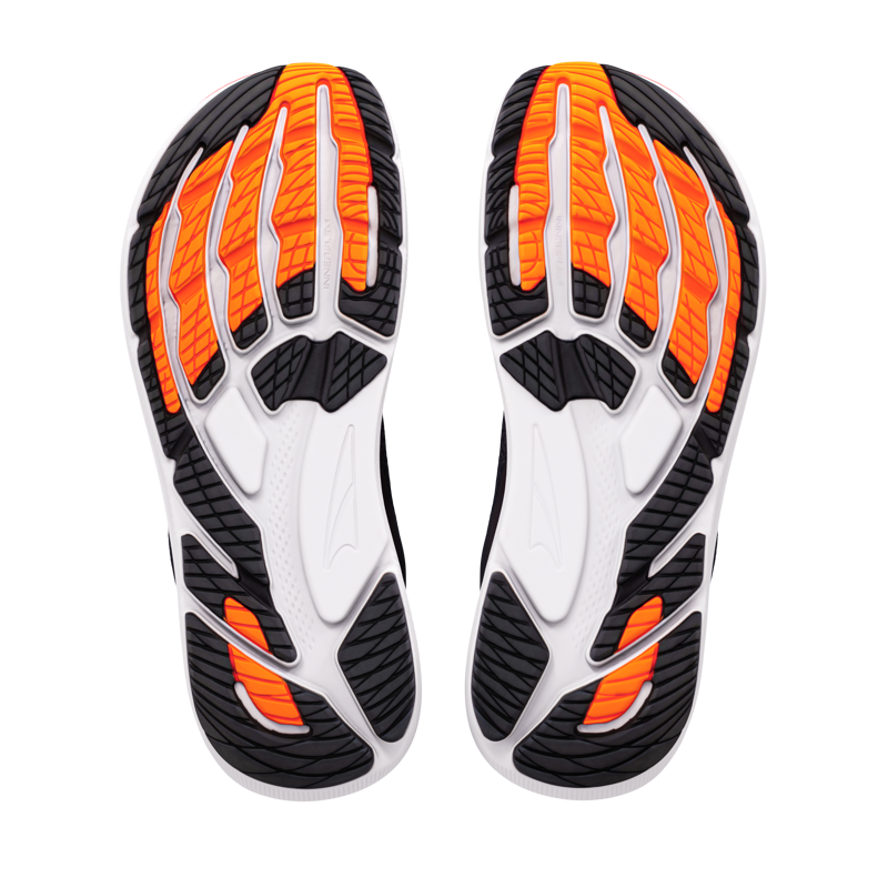 Altra FWD VIA 2 Men's Running Shoes - Black Orange Pop Fiery Coral-4