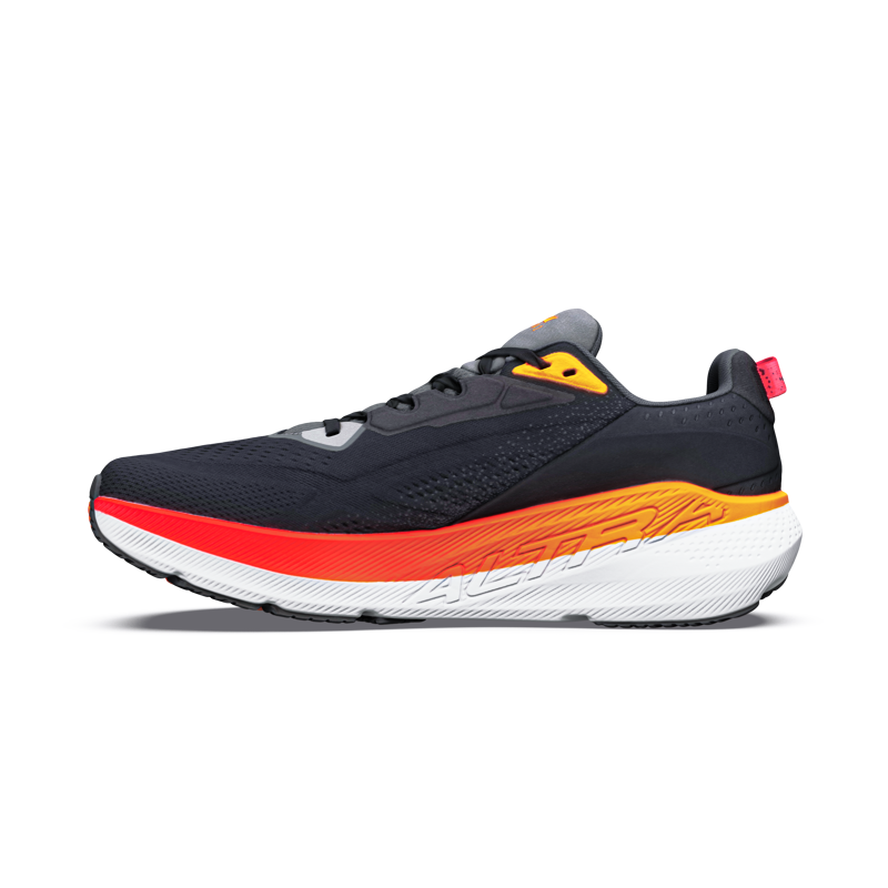 Altra FWD VIA 2 Men's Running Shoes - Black Orange Pop Fiery Coral-1