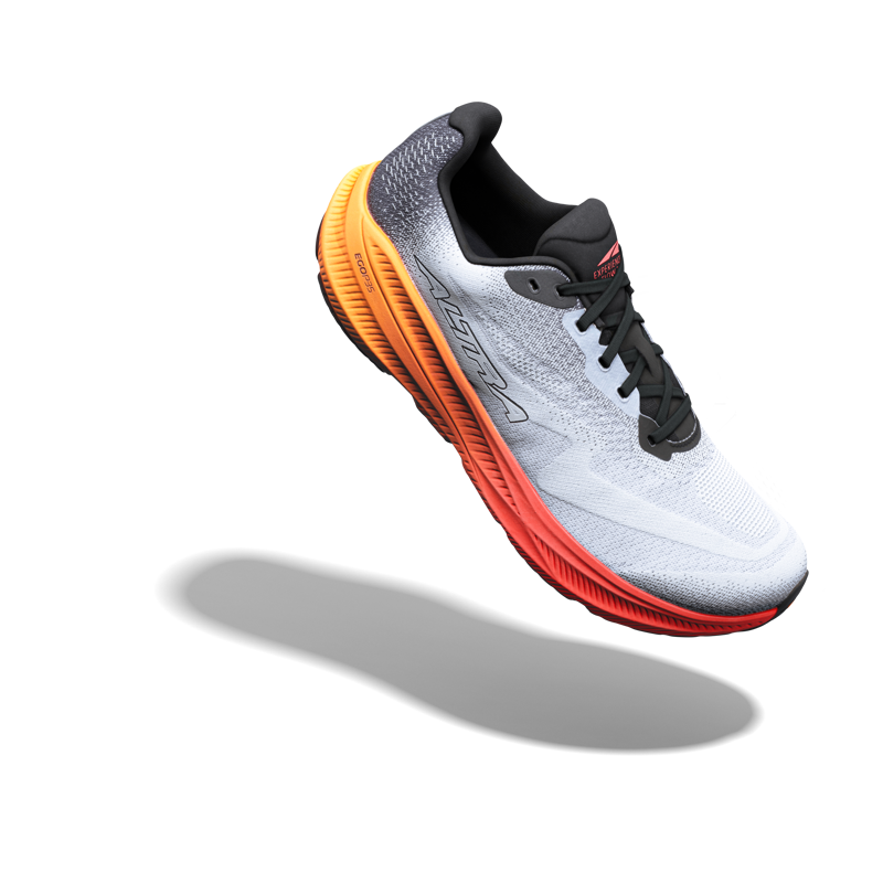 Altra Experience Flow 3 Men's Running Shoes - White Black Orange Pop-5