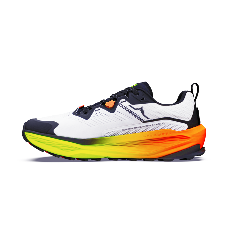 Altra Olympus 7 Men's Trail Running Shoes - White White Black-1