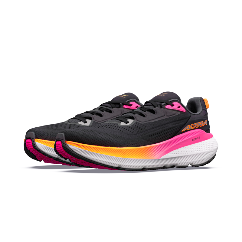 Altra FWD VIA 2 Women's Running Shoes - Black Silver Knockout Pink-2