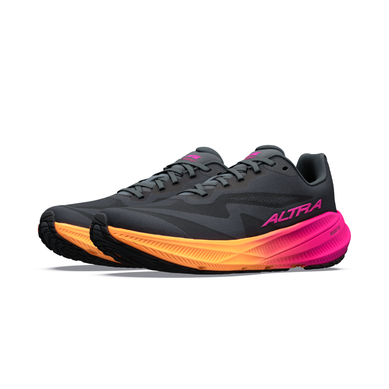 Altra Experience Flow 3 Women's Running Shoes - Black Black Pink Glow-2