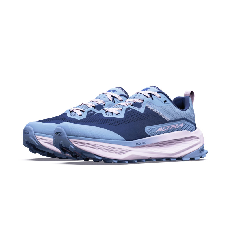 Altra Olympus 7 Women's Trail Running Shoes - Rain Washed Oceana Ice-2