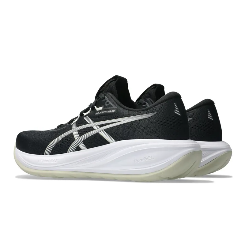 ASICS Gel-Cumulus 28 Women's Running Shoes - Black White-3