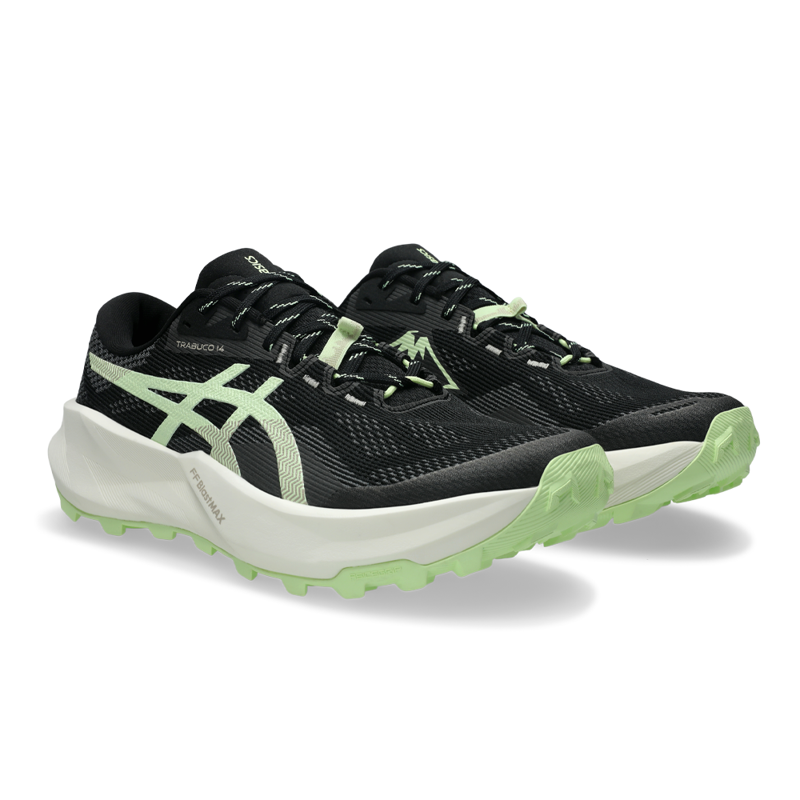 ASICS Trabuco 14 Men's Trail Running Shoes - Black Illuminate Yellow-1