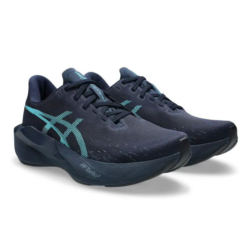ASICS Novablast 6 Men's Running Shoes - Midnight Energy Aqua -2