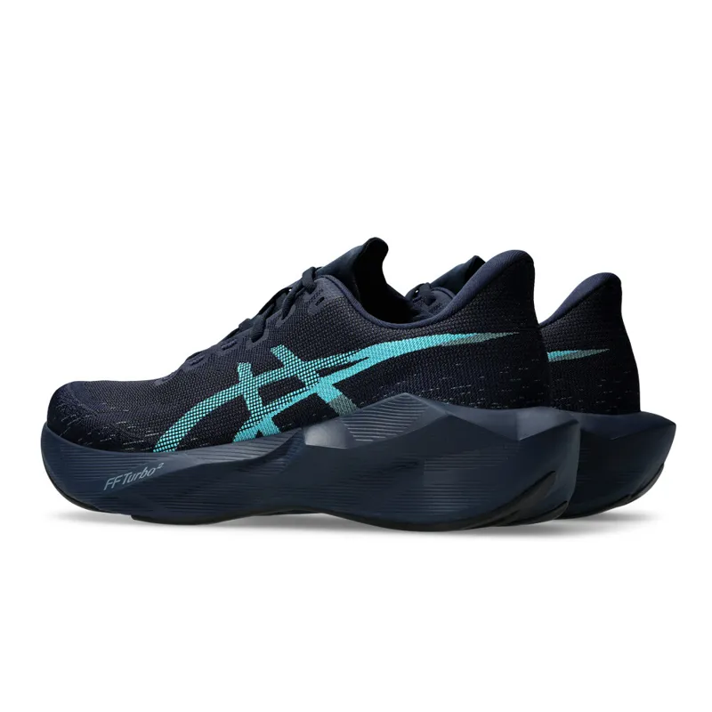 ASICS Novablast 6 Men's Running Shoes - Midnight Energy Aqua -3