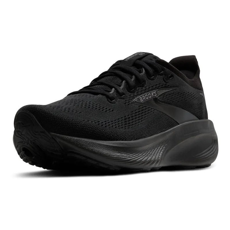 Brooks Adrenaline WIDE 2E Men's Supportive Running Shoes - Black Black Ebony-5