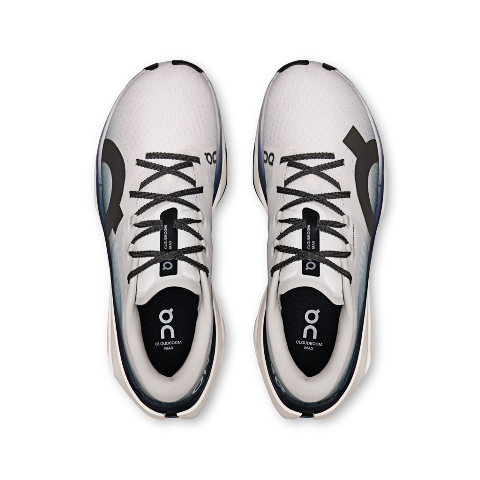 On Cloudboom Max Men's Carbon Racing Running Shoe White Black