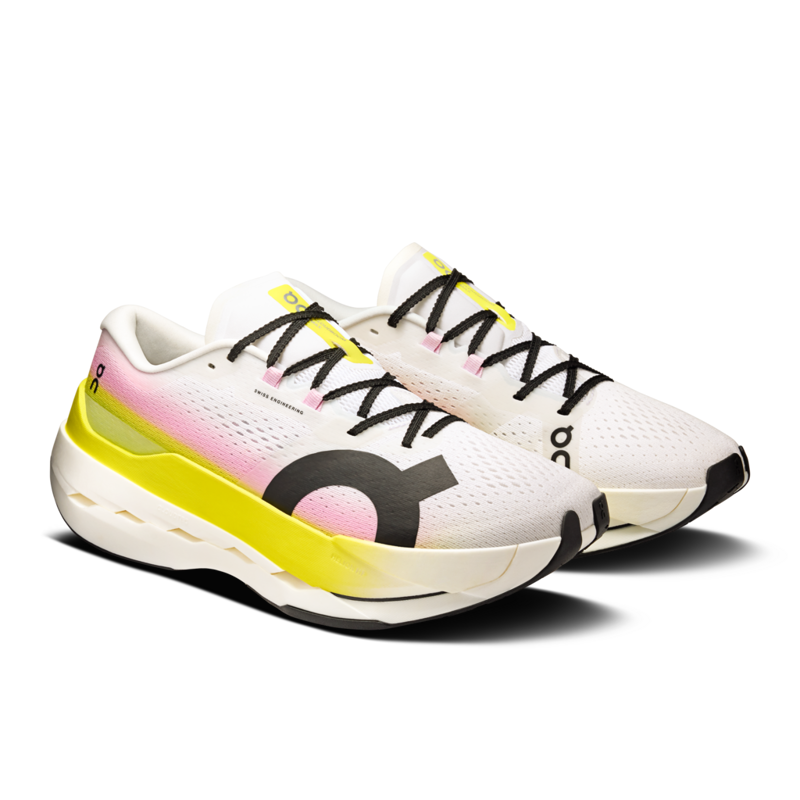 On Cloudboom Max Men's Carbon Racing Running Shoes Lime Raspberry-1