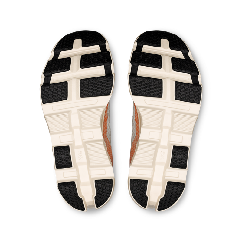 On Cloudmonster 2 Women's Neutral Running Shoes Ivory Tangerine-7