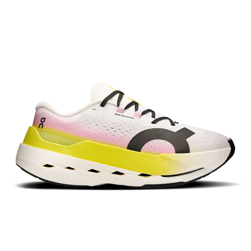 On Cloudboom Max Women's Carbon Racing Running Shoe Lime Raspberry