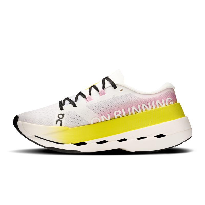 On Cloudboom Max Women's Carbon Racing Running Shoe Lime Raspberry-3
