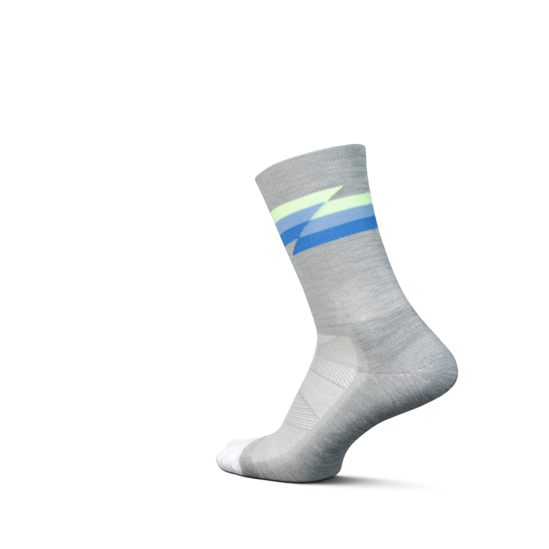 Elite Light Cushion Mini Crew Synthwave Gray-8