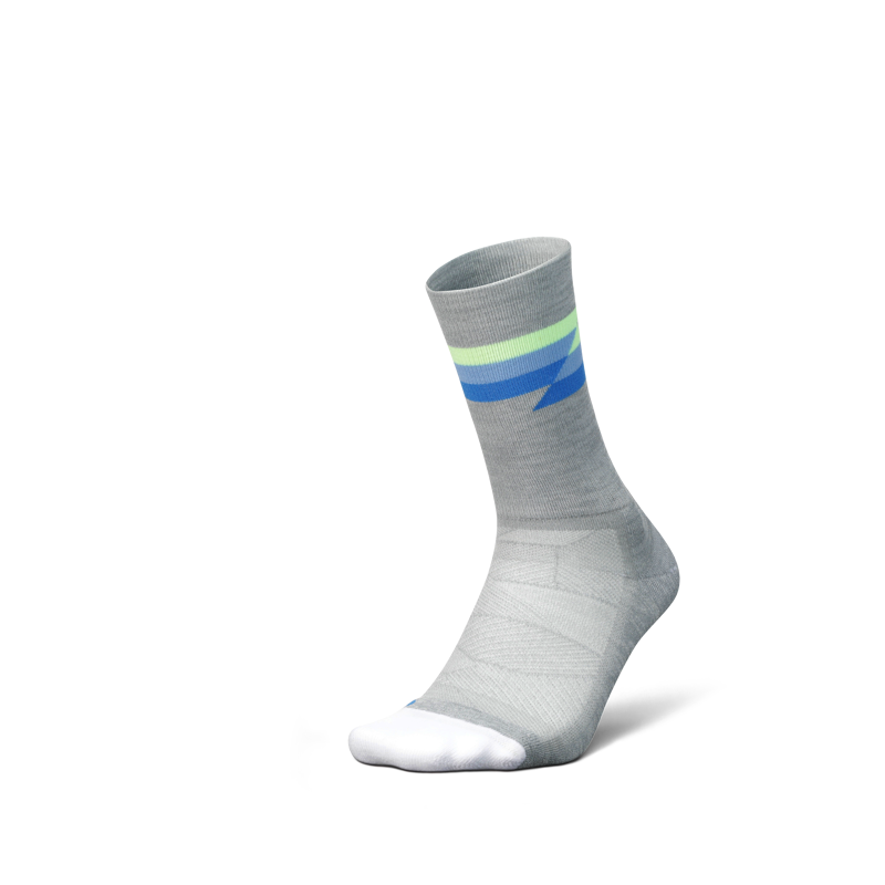 Elite Light Cushion Mini Crew Synthwave Gray-7