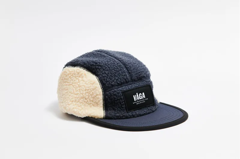 Teddy Fleece Cap Navy Off-White