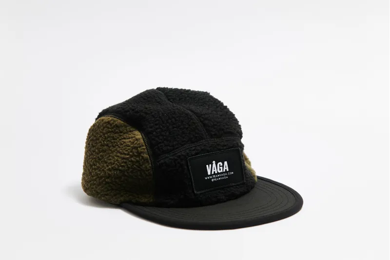 Teddy Fleece Cap Black Utility Green