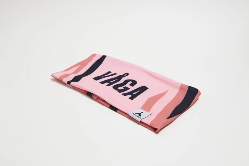 Club Headband Peach Pastel Pink Navy Blue