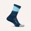 Feetures Elite Light Cushion Mini Crew Unisex Running Socks - Blue Bounce