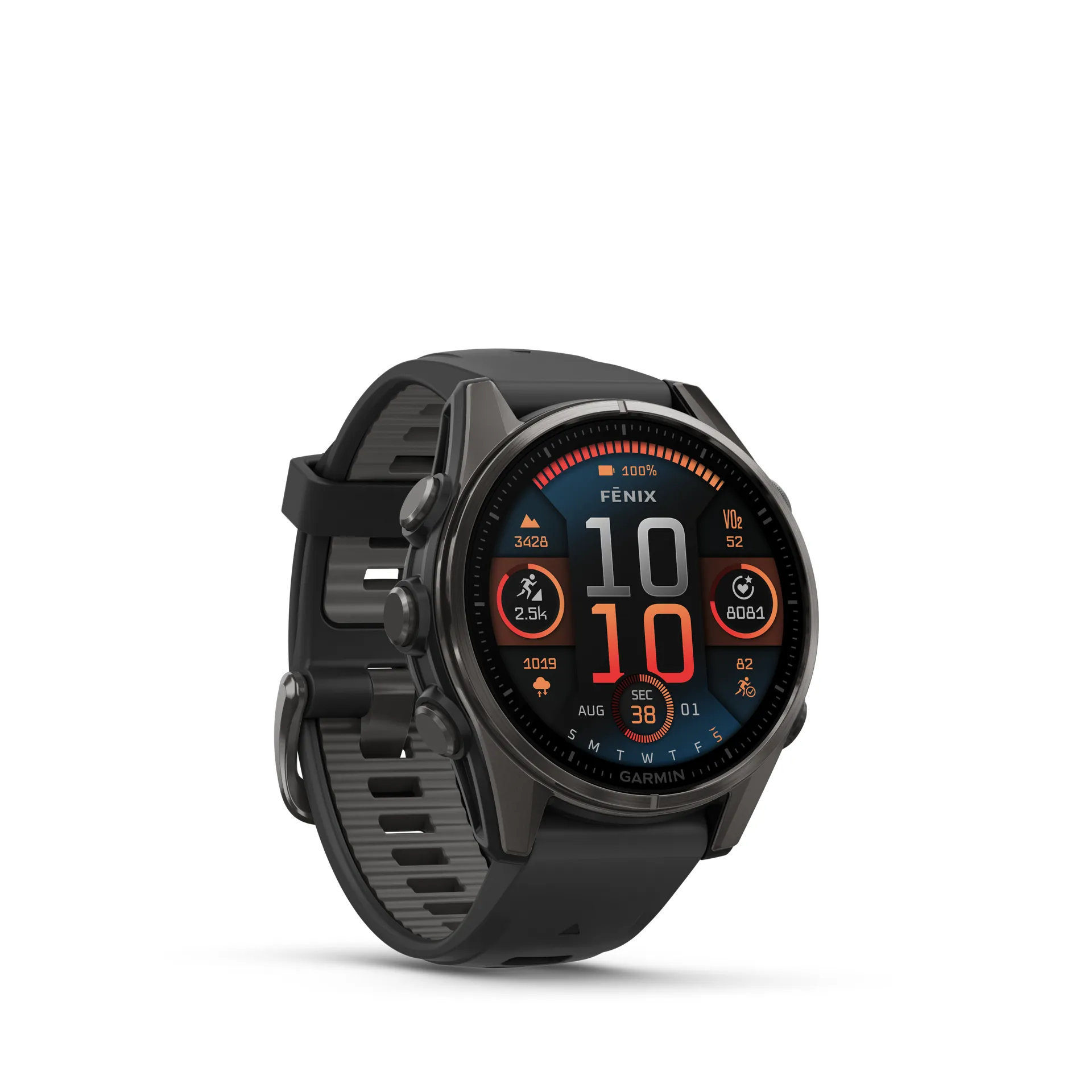 Garmin Fenix 8 43 mm AMOLED Sapphire Carbon grey