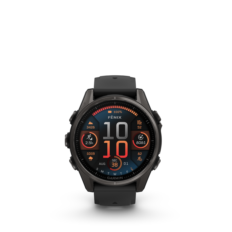 Fenix 8 43 mm AMOLED  Sapphire Carbon grey-5
