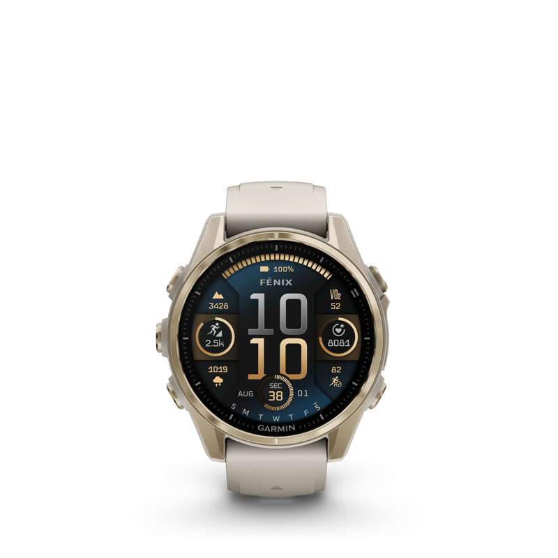 Fenix 8 43 mm AMOLED  Sapphire Soft Gold-1