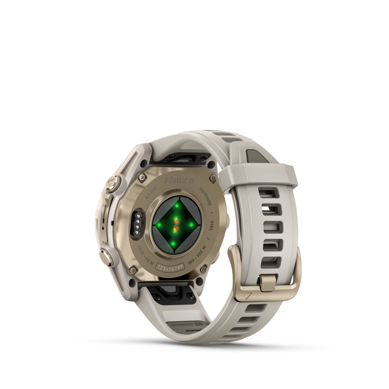 Fenix 8 43 mm AMOLED  Sapphire Soft Gold-3