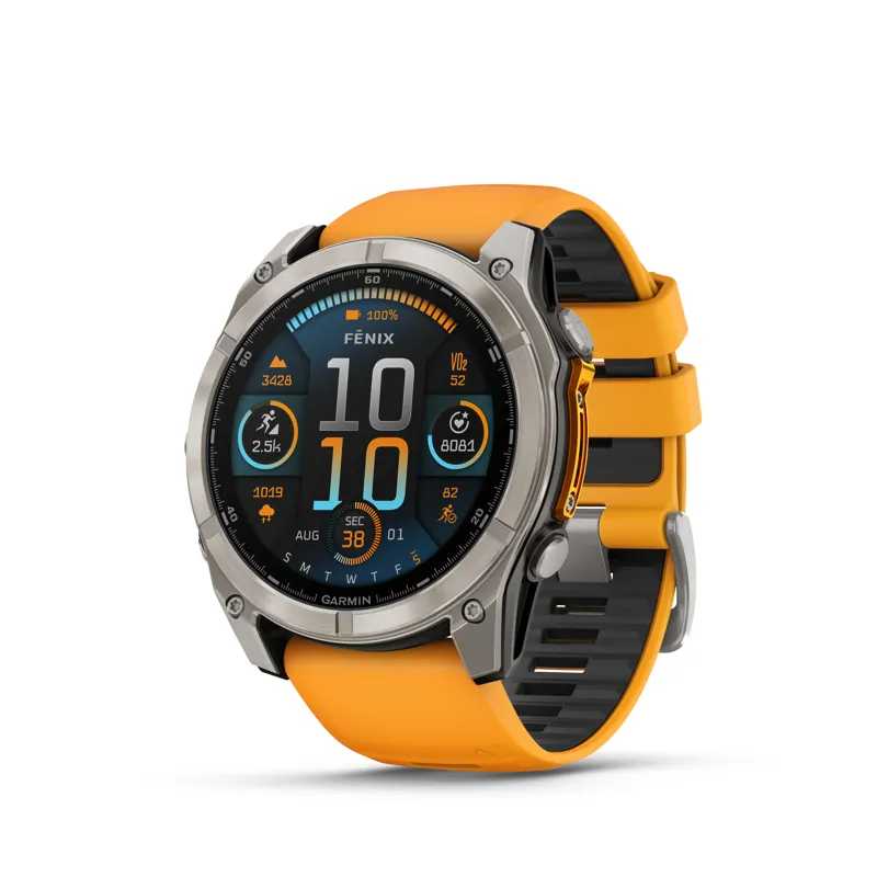 Fenix 8 51mm AMOLED  Sapphire Titanium Spark orange