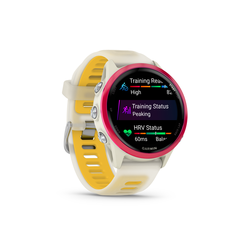 Forerunner 570 42MM Raspberry Aluminium Translucent Bone Mango-1