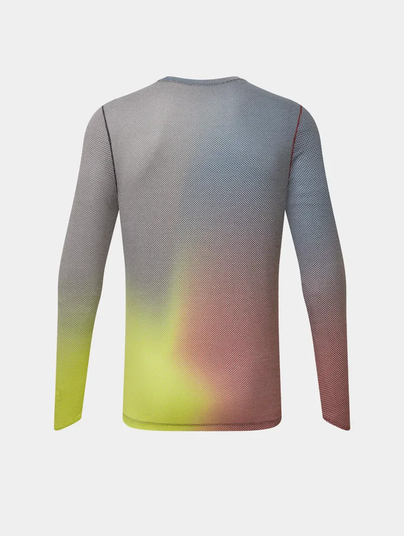 Ronhill Men's Tech Golden Hour Long Sleeve Tee Acid Merge-1