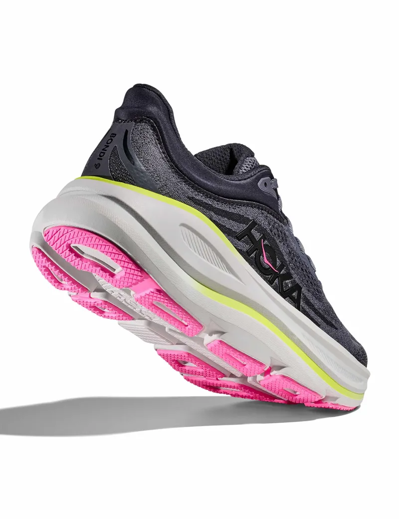 Hoka Bondi 9 Women's Everyday Shoes Charcoal Grey Grey Skies-1