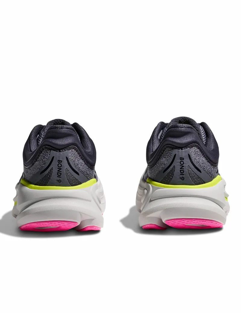 Hoka Bondi 9 Women's Everyday Shoes Charcoal Grey Grey Skies-2