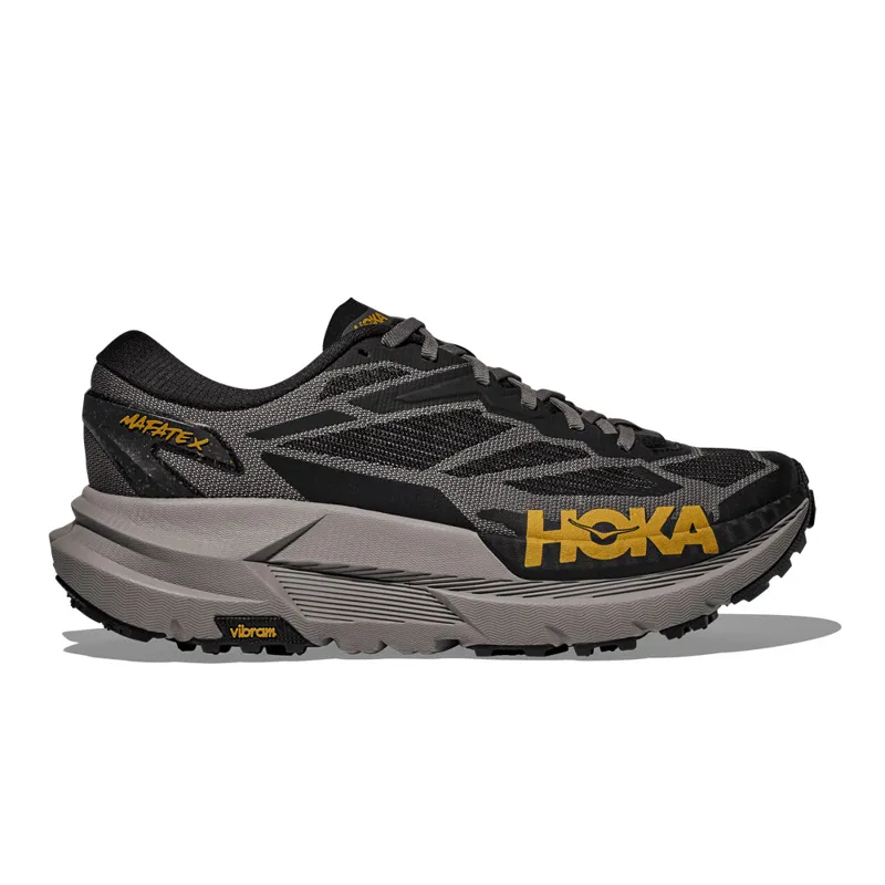 Hoka Mafate X Men's Trail Running Shoes - Black Cement