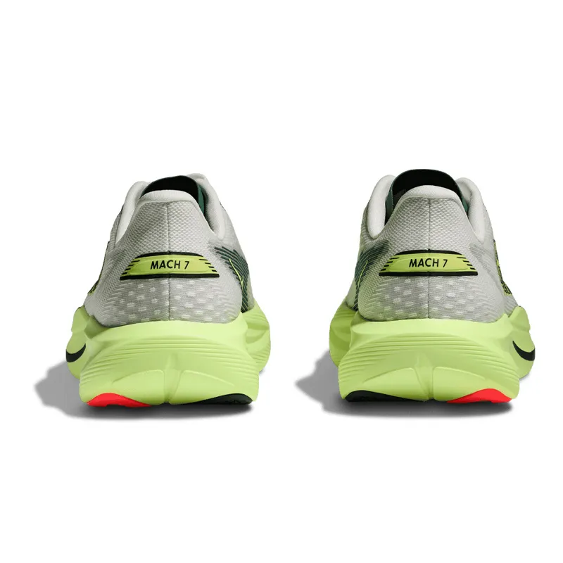 Hoka Mach 7 Men's Tempo Running Shoes - Frost Neon Yuzu-5