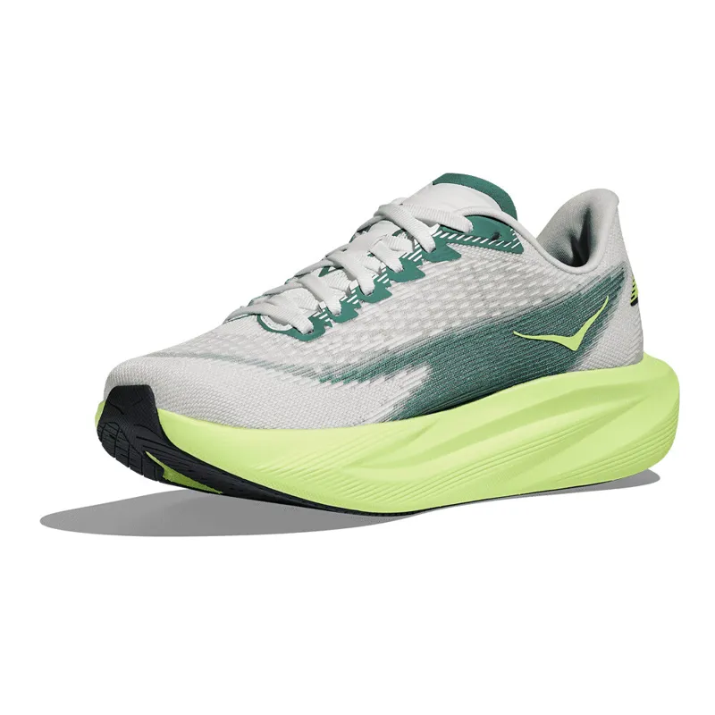 Hoka Mach 7 Men's Tempo Running Shoes - Frost Neon Yuzu-3