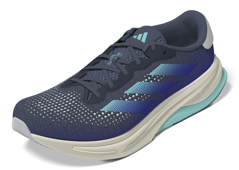 adidas Supernova Solution Men's Neutral Running Shoes Preloved Ink Flash Aqua Cloud White-9