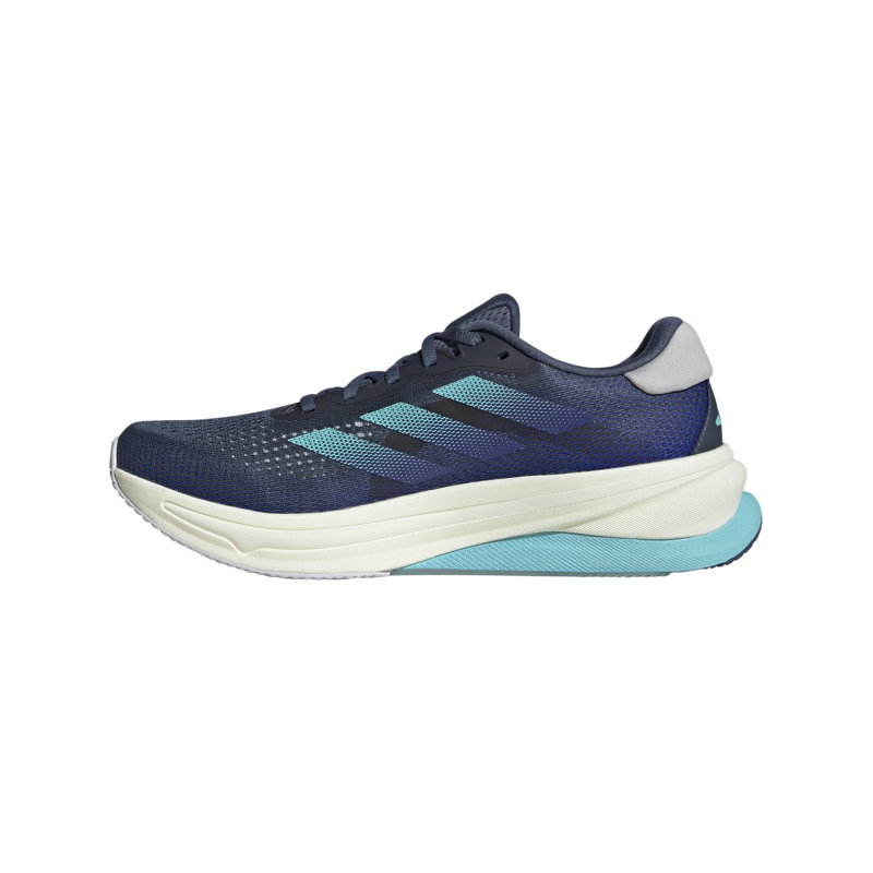 adidas Supernova Solution Men's Neutral Running Shoes Preloved Ink Flash Aqua Cloud White-3